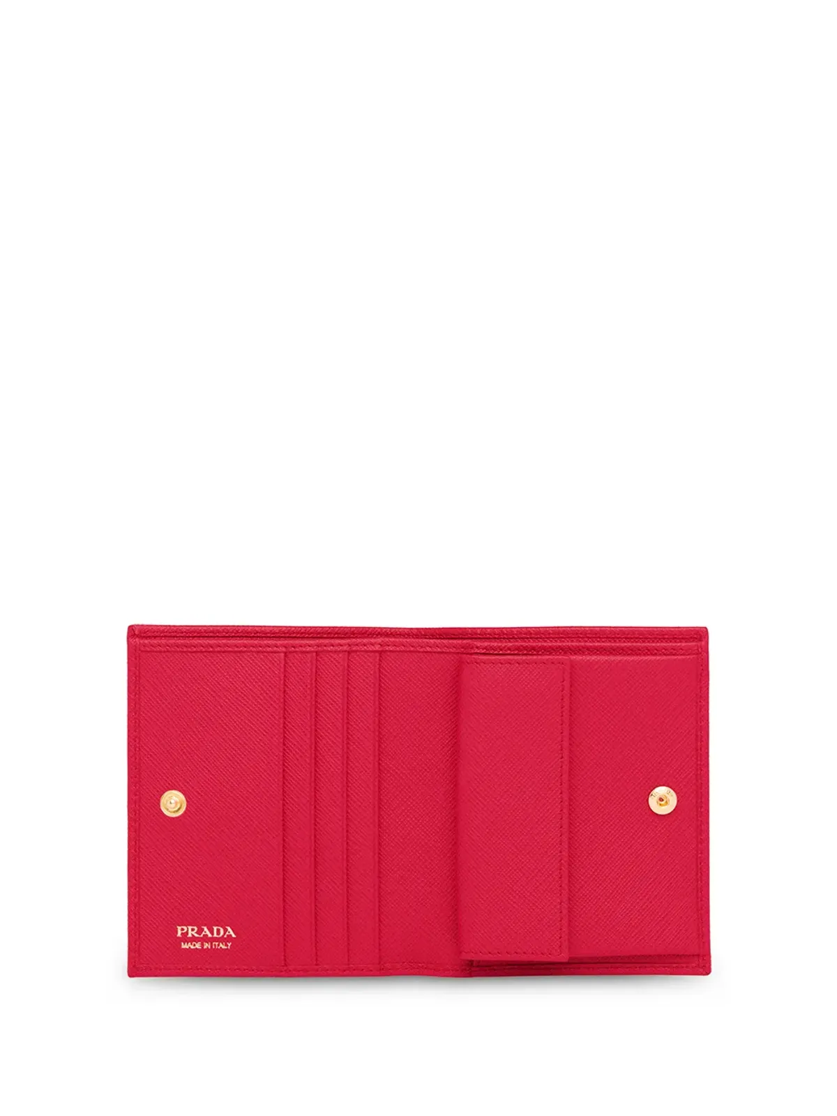 Prada 小型の二つ折り財布 - レッド - 画像3