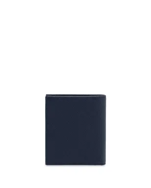 Prada ロゴプレート二つ折り財布 - ブルー - サムネイル2