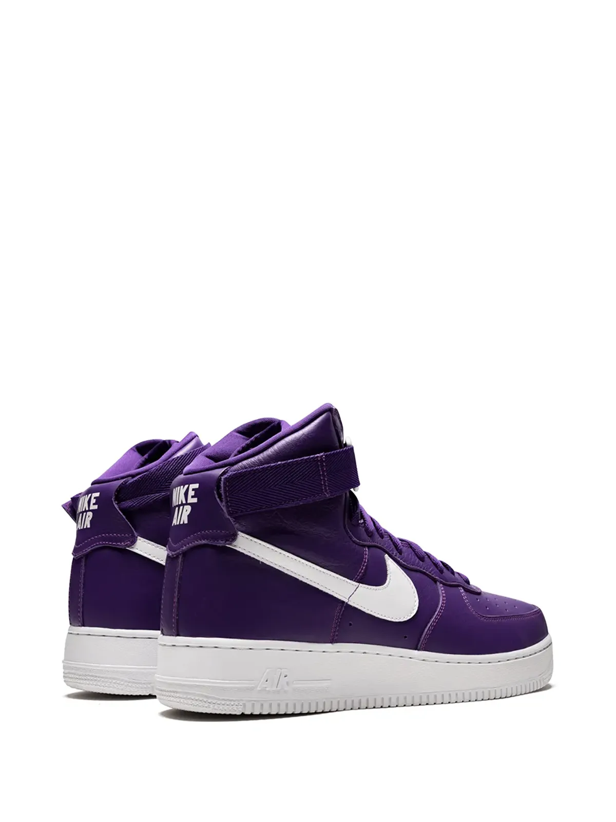 Nike エアフォース1 ハイレトロ QS パープル/ホワイト スニーカー - 画像3
