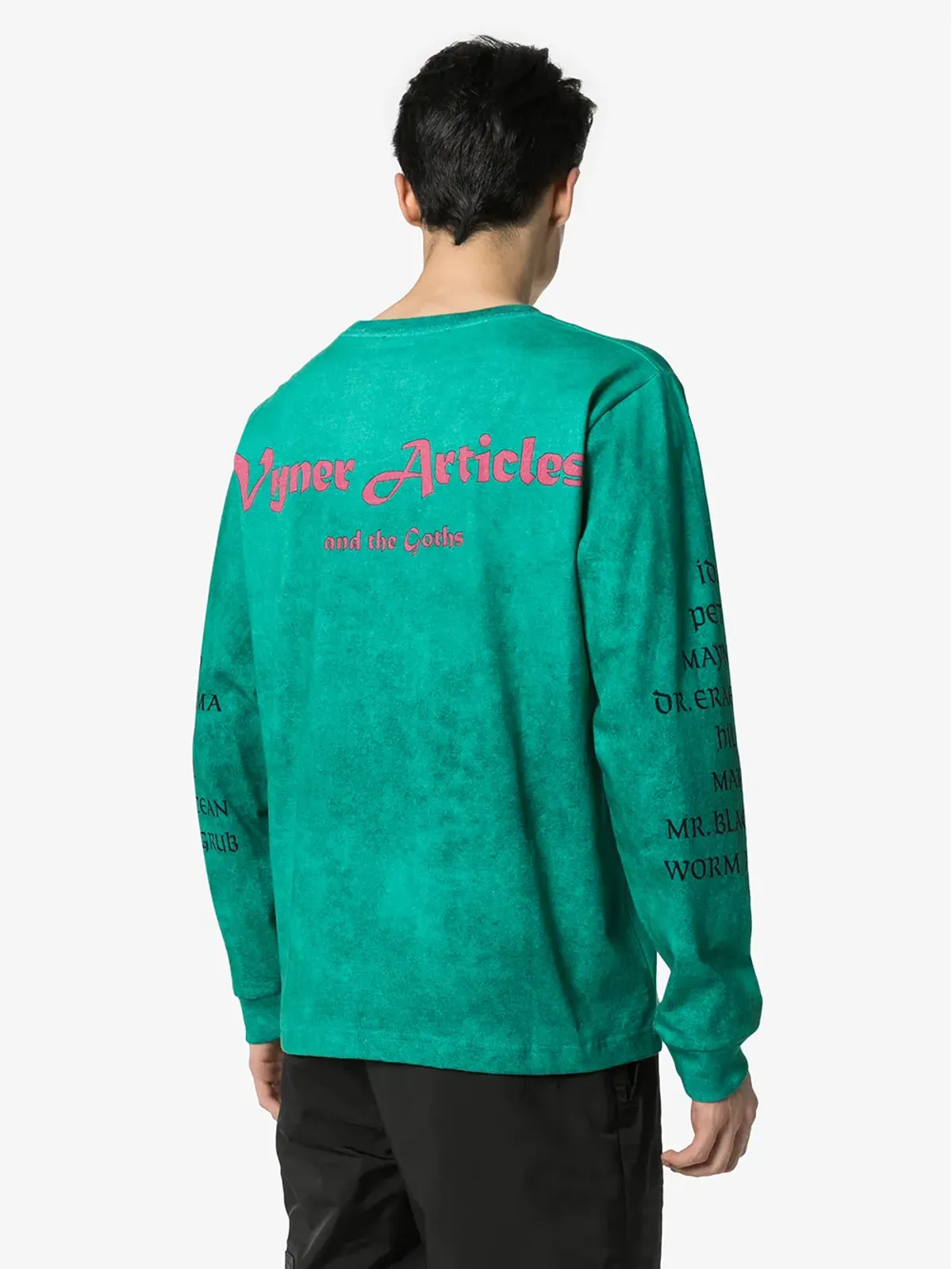 Vyner Articles Trapped printed T-shirt - Green - 画像4