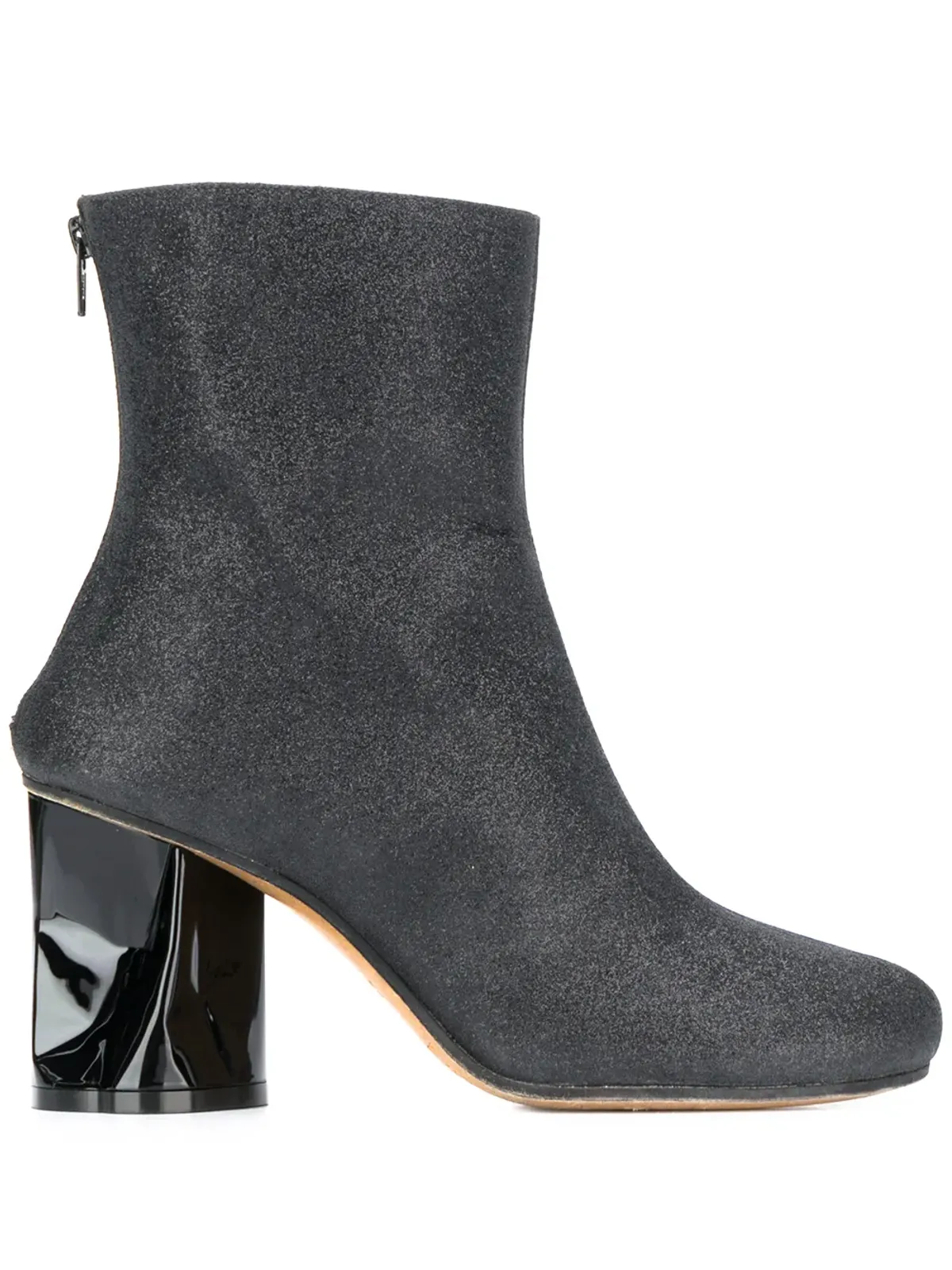 Maison Margiela クラッシュヒール アンクルブーツ - ブラック - 画像1