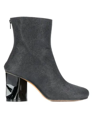Maison Margiela クラッシュヒール アンクルブーツ - ブラック - サムネイル1