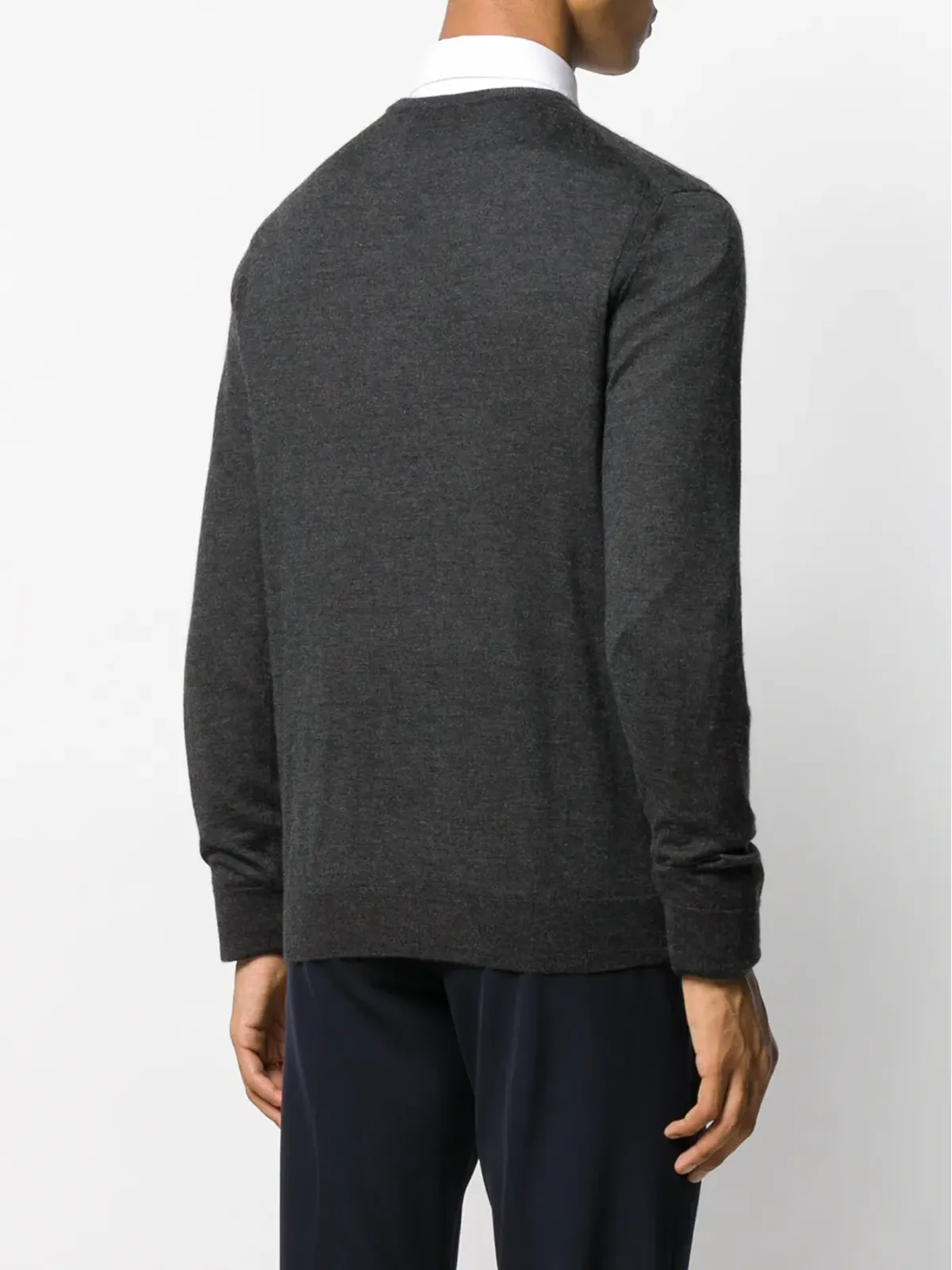 N.Peal The Conduit fine-knit jumper - Grey - 画像4