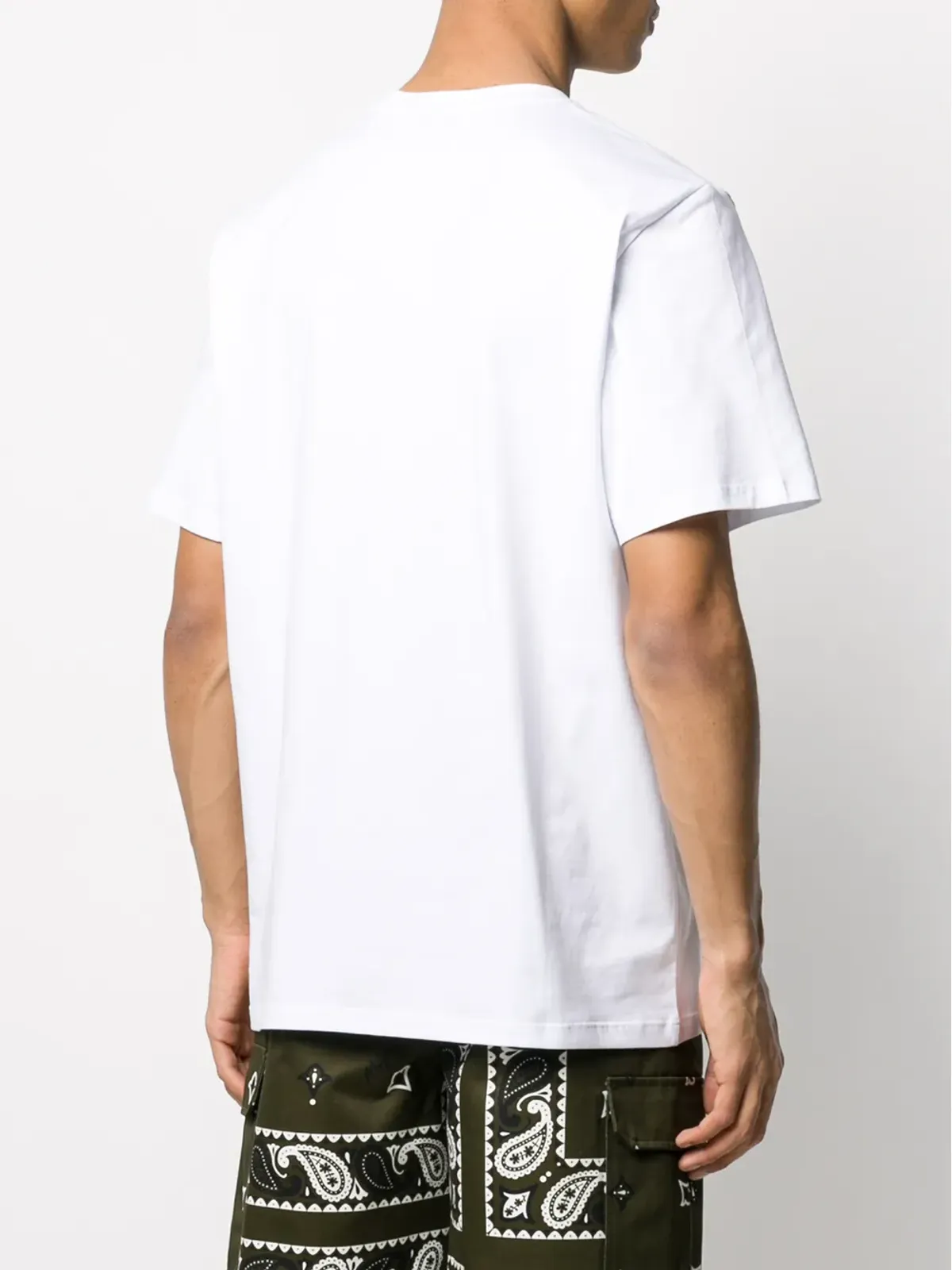 MSGM ロゴプリント ボックスTシャツ - 画像4