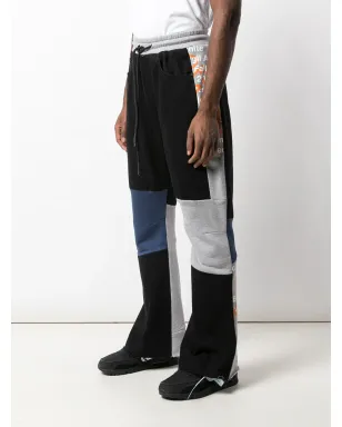 Off-White パッチワークスウェットパンツ ブラック - サムネイル3