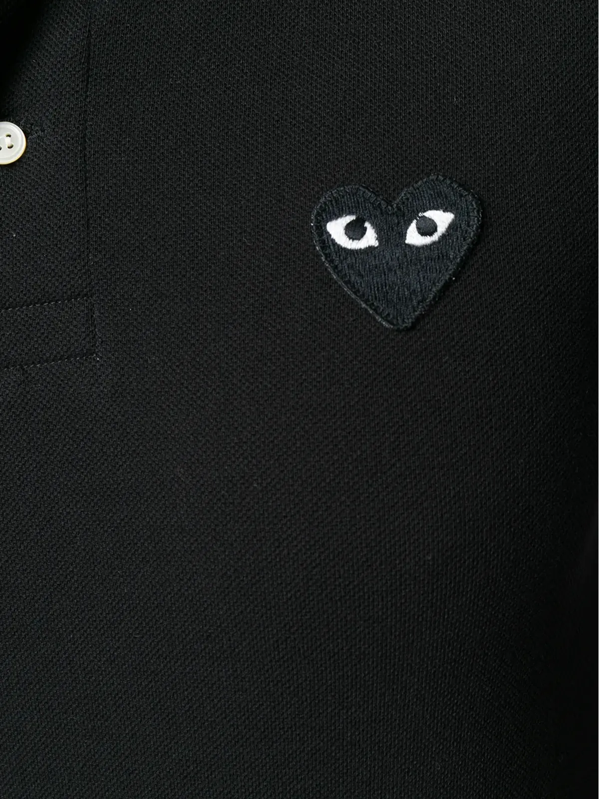 Comme Des Garçons Play エンブロイダードハート ポロシャツ - 画像5