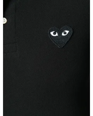 Comme Des Garçons Play エンブロイダードハート ポロシャツ - サムネイル5