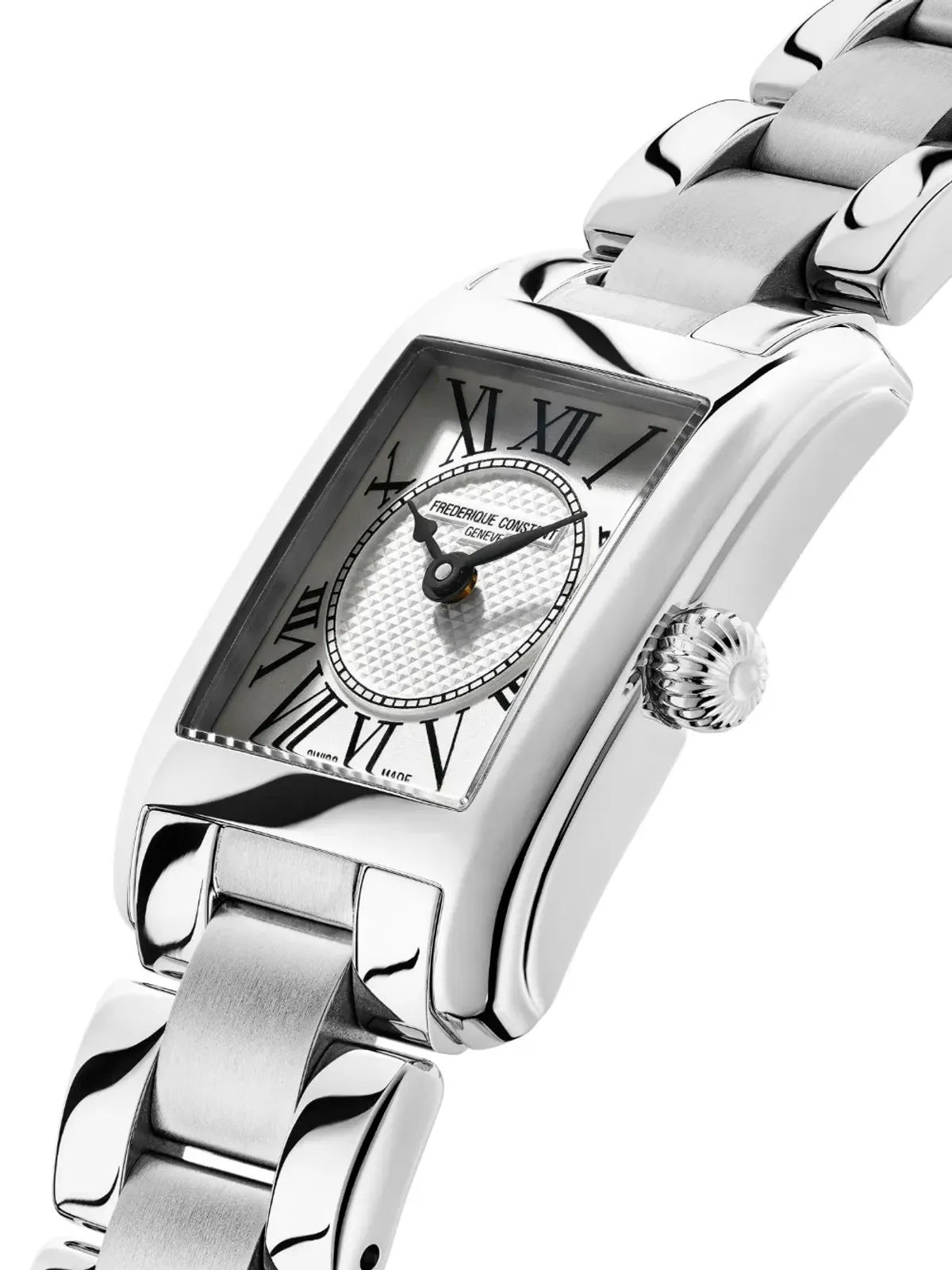 Frederique Constant Classics Carrée Ladies 30mm - White - 画像2