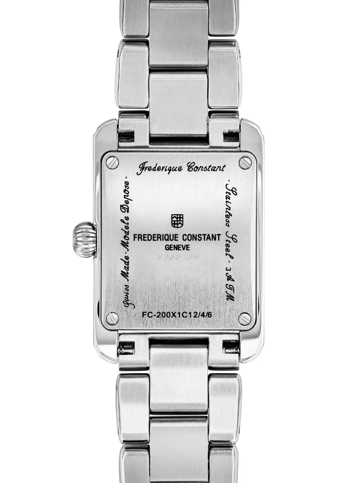 Frederique Constant Classics Carrée Ladies 30mm - White - 画像3