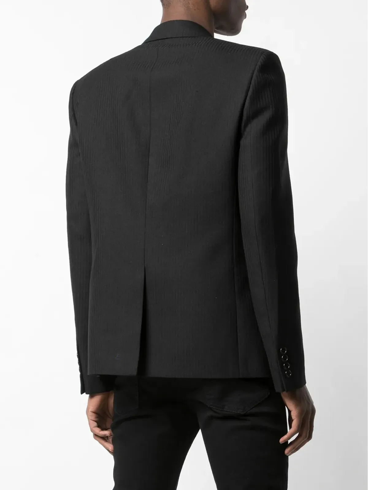Saint Laurent ビーズ装飾フィットブレザー - 画像4