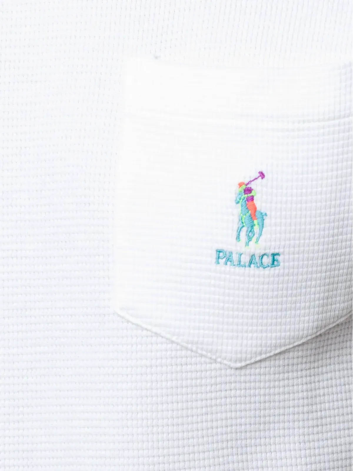 Palace ロゴ刺繍 Tシャツ - White - 画像5
