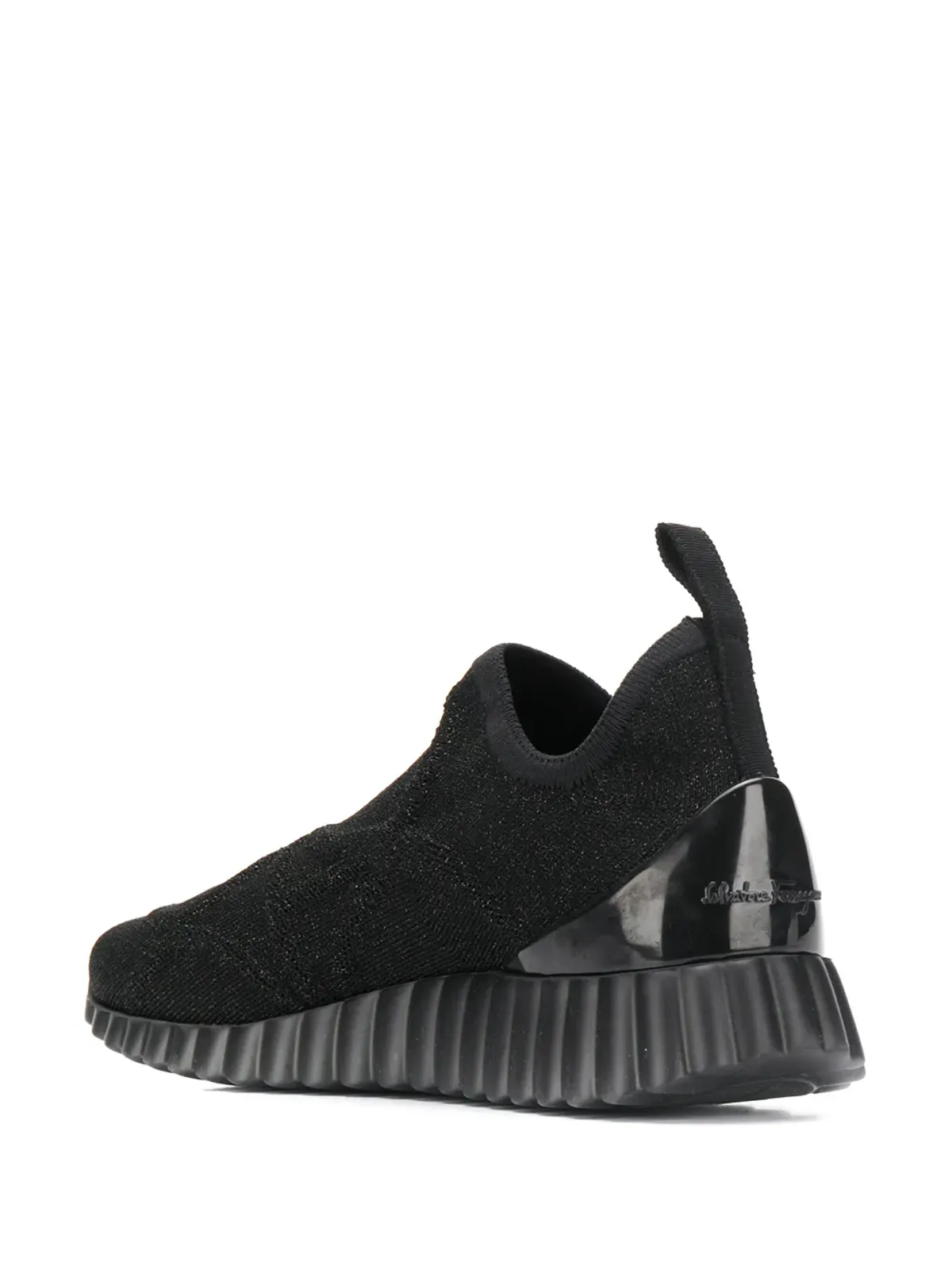 Ferragamo wave-sole sneakers - Black - 画像3
