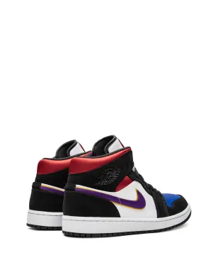 Jordan エアジョーダン 1 ミッド Lakers Top 3 スニーカー - ホワイト - サムネイル3