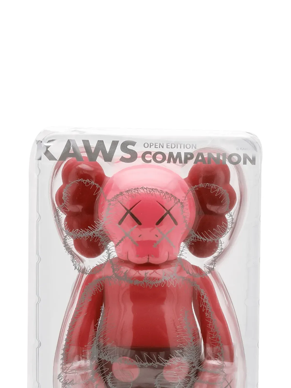 KAWS Kaws Companion 2017 フィギュア - レッド - 画像3