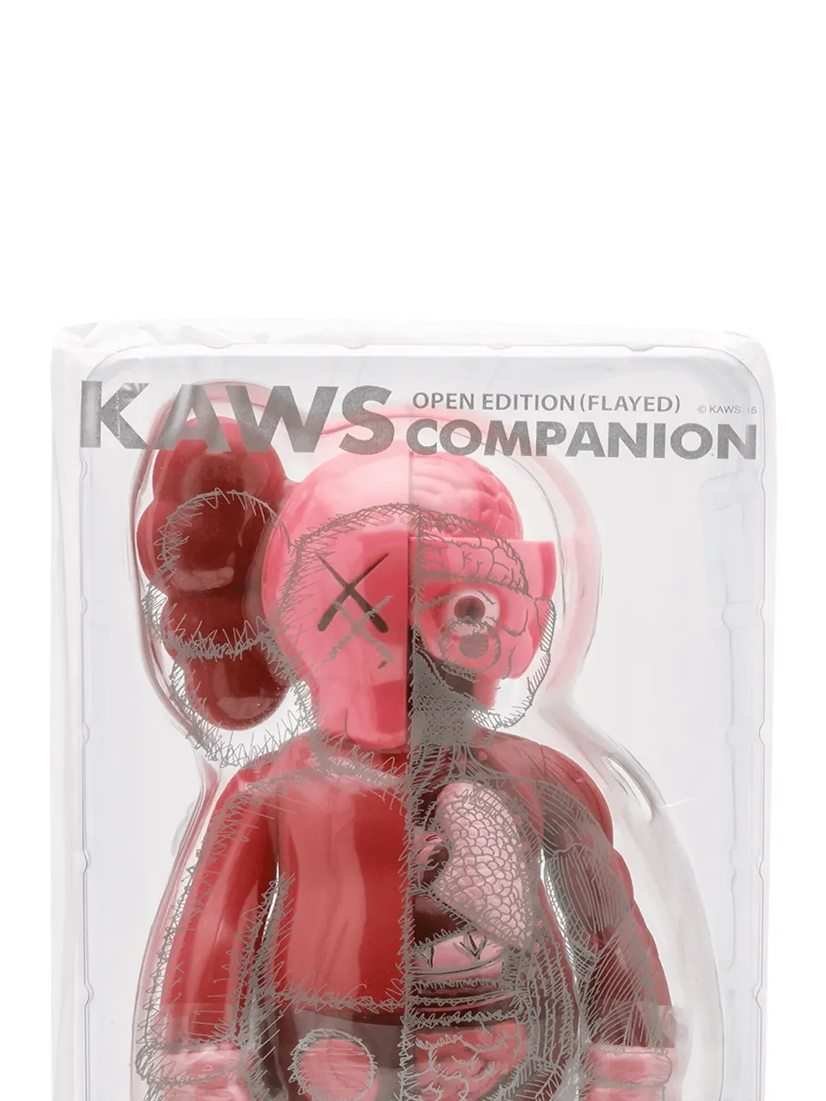 KAWS Companion Flayed 2017 フィギュア - レッド - 画像3