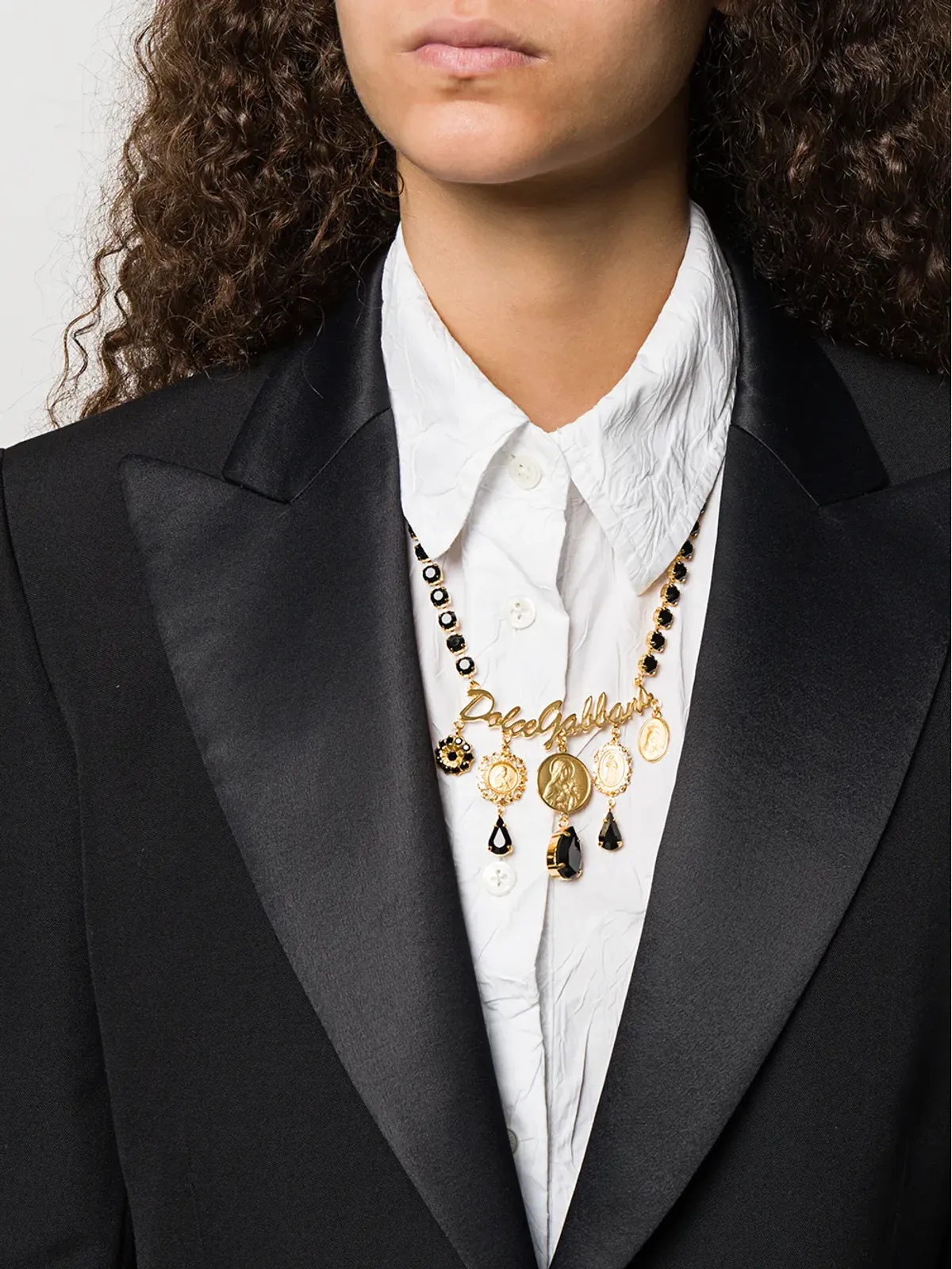 Dolce & Gabbana 祈念モチーフメダリオンネックレス - 画像2