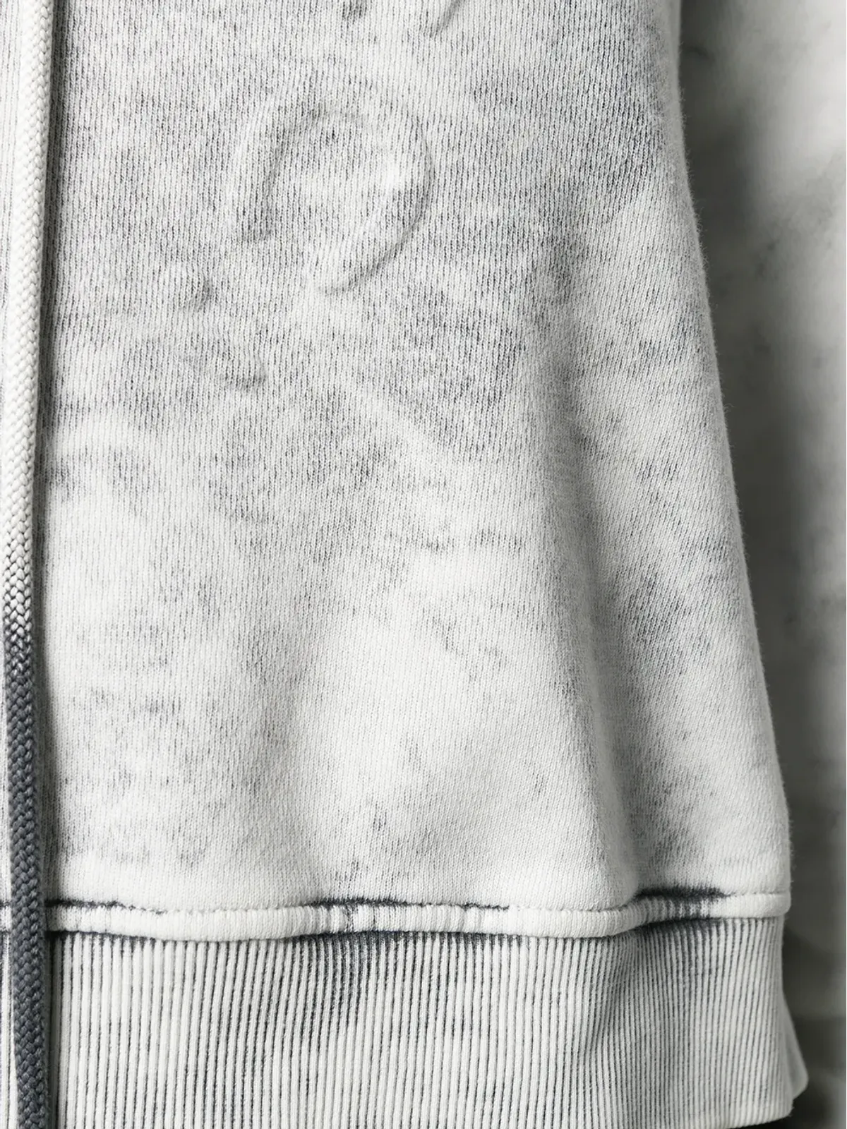 Stella McCartney クロップド アシッドウォッシュ フーディ - 画像5