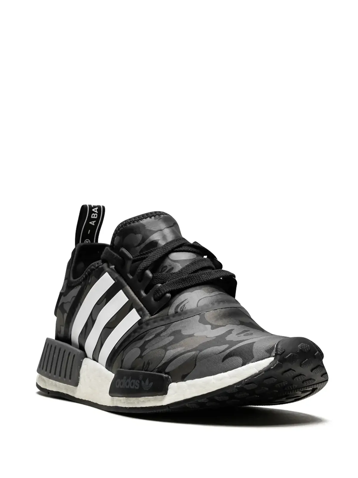 adidas x BAPE NMD_R1 ブラックカモ スニーカー - 画像2