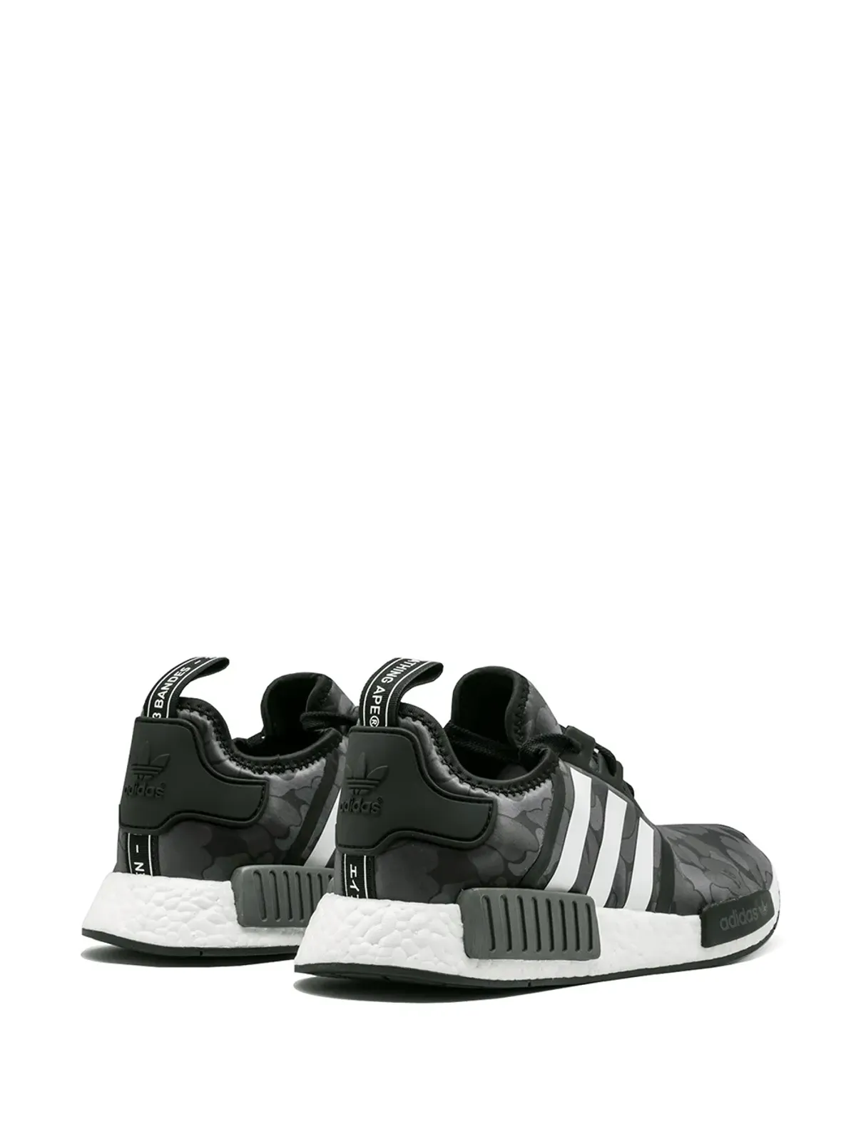 adidas x BAPE NMD_R1 ブラックカモ スニーカー - 画像3