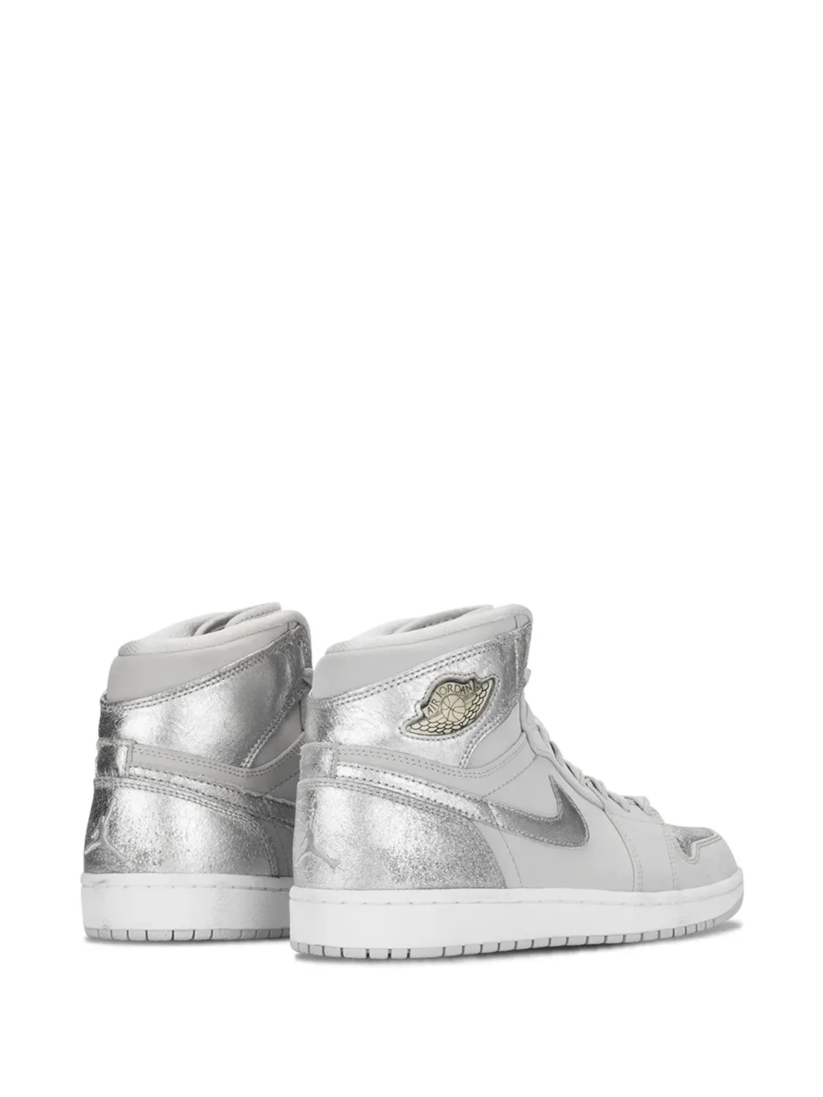 Jordan エア ジョーダン 1 レトロ ハイ シルバー 25周年記念 - グレー - 画像3