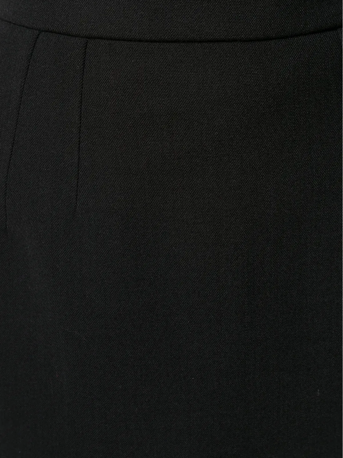 Dolce & Gabbana レーストリム バスケットウェーブ ミディスカート ブラック - 画像5