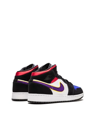 Jordan Kids エアジョーダン 1 ミッド『Laker Top 3』スニーカー - ブラック - サムネイル3