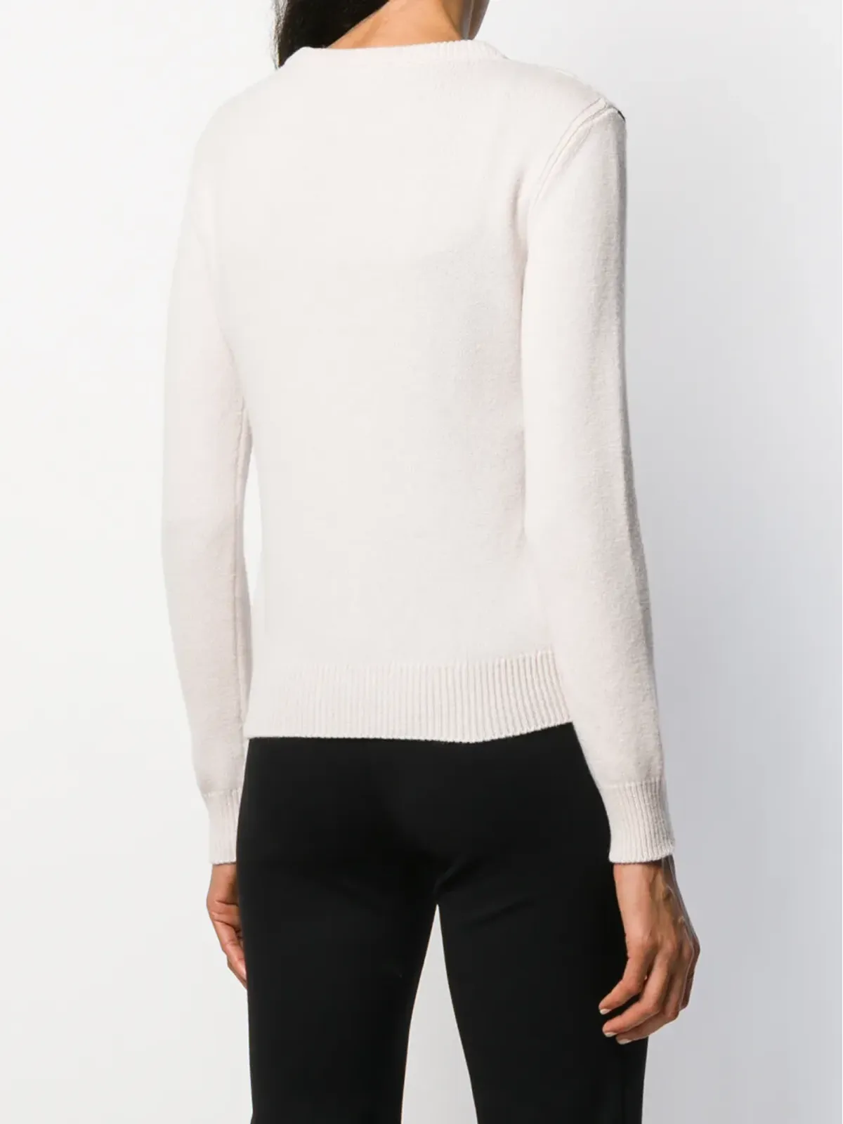 Alberta Ferretti インターシャ編みセーター - 画像4
