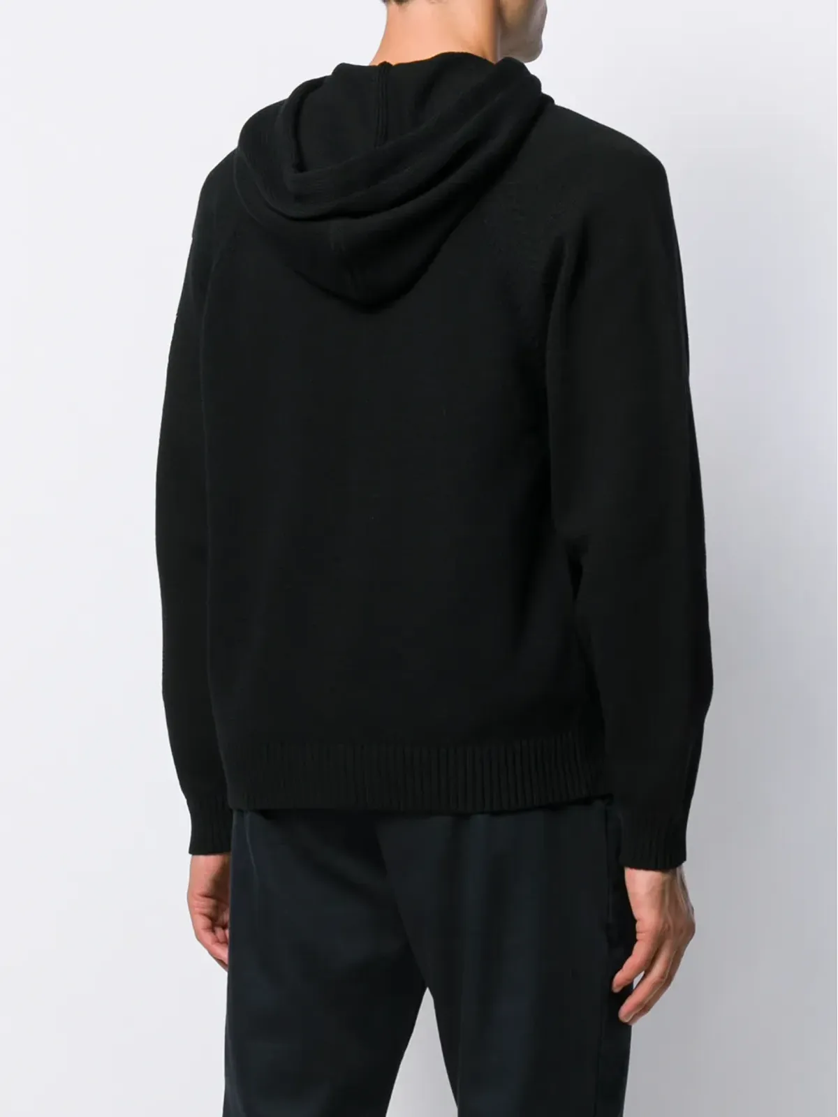 Kenzo インターシャニット ロゴ パーカー - 画像4
