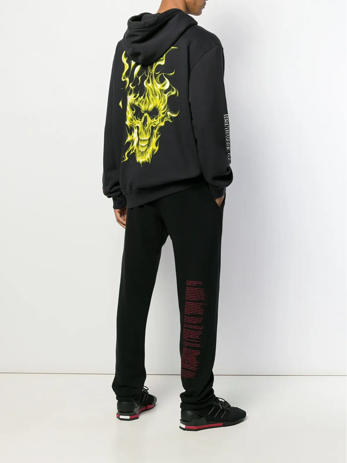 Heron Preston フレイムフェイス・フーディー - 画像2