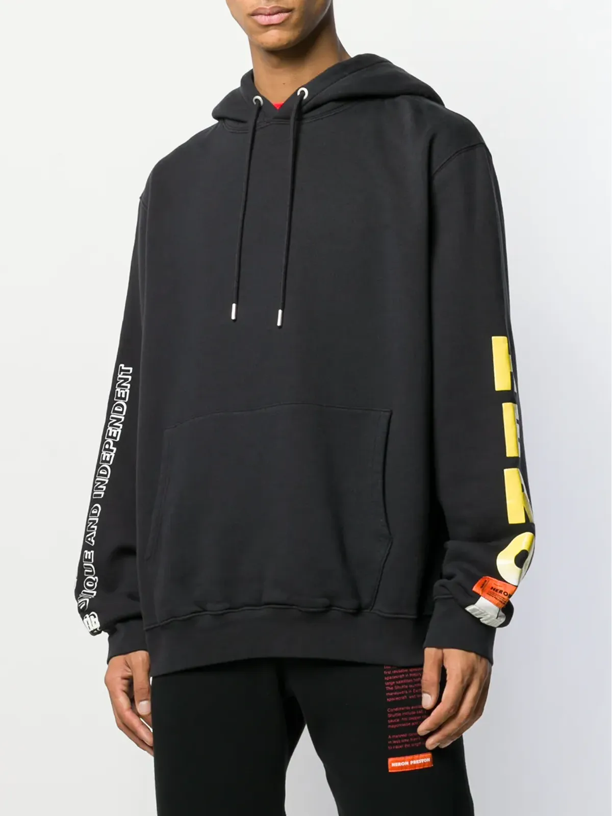 Heron Preston フレイムフェイス・フーディー - 画像3