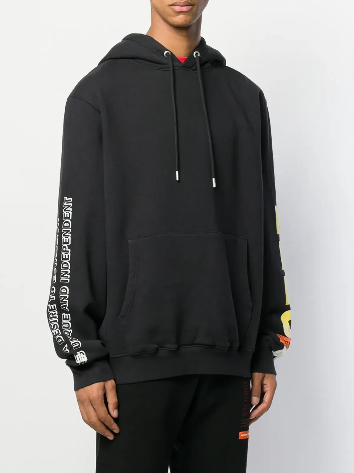 Heron Preston フレイムフェイス・フーディー - 画像4