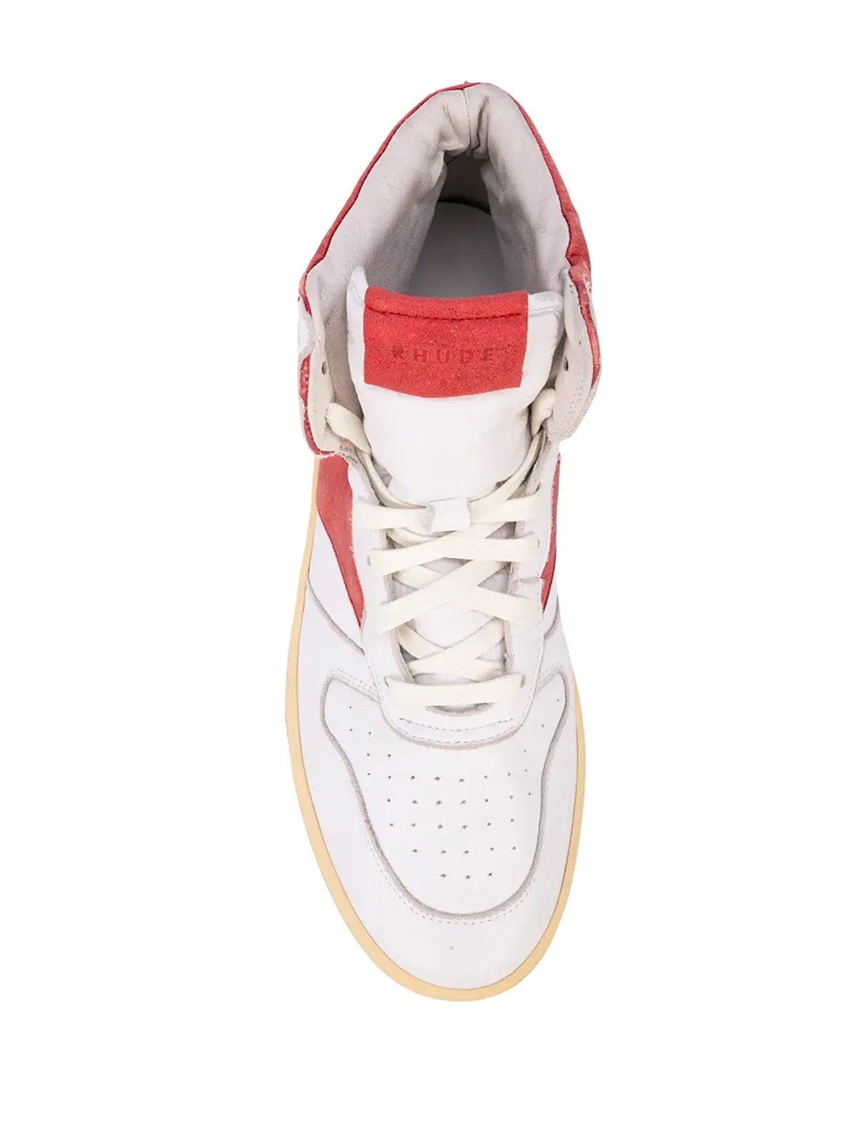 RHUDE バスケットボール ハイトップスニーカー - 画像4