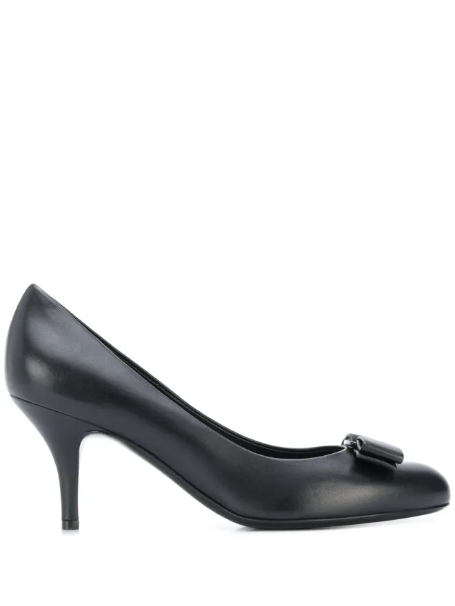 FERRAGAMO Ferragamo カルラ ボウディテール パンプス - ブラックの商品画像