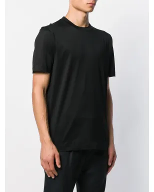 Canali スリムフィットTシャツ（ブラック） - サムネイル3