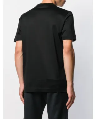 Canali スリムフィットTシャツ（ブラック） - サムネイル4