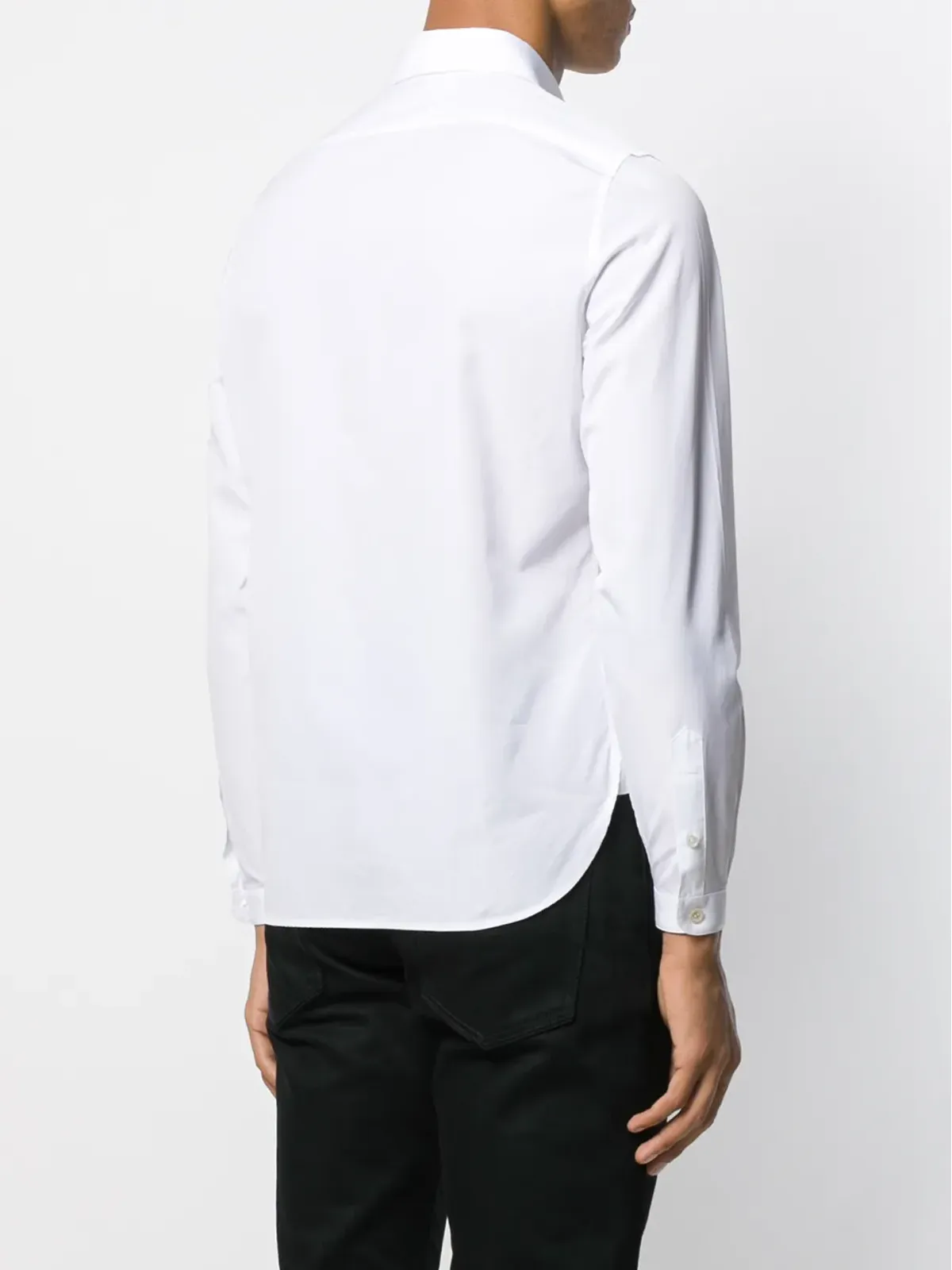 Saint Laurent ピーターパンカラーシャツ - ホワイト - 画像4