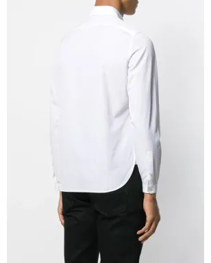 Saint Laurent ピーターパンカラーシャツ - ホワイト - サムネイル4