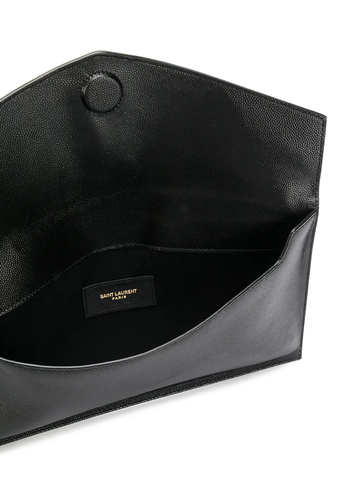 Saint Laurent アップタウン ロゴプレート クラッチバッグ - 画像5