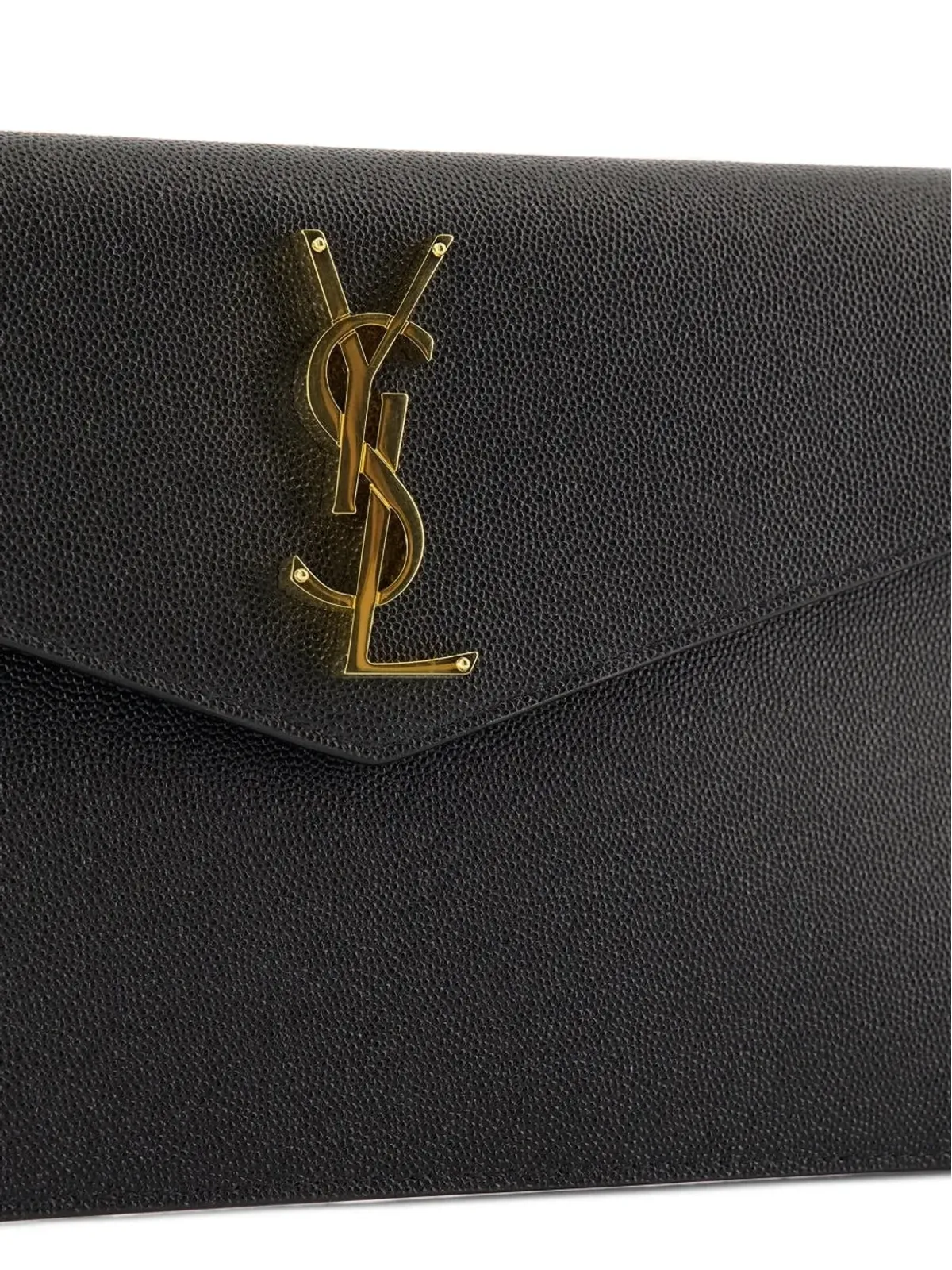 Saint Laurent アップタウン ロゴプレート クラッチバッグ - 画像3
