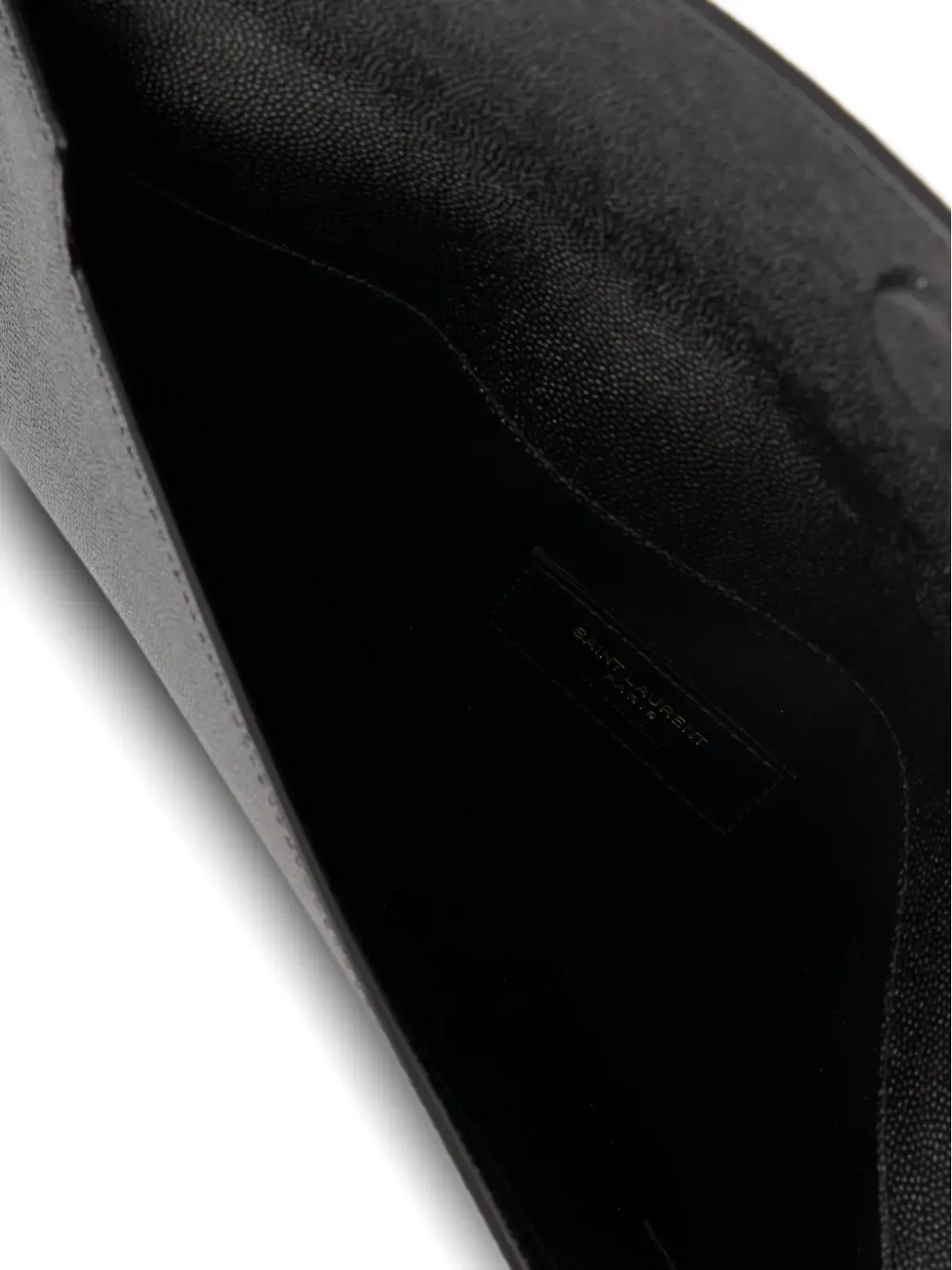 Saint Laurent アップタウン ロゴプレート クラッチバッグ - 画像4