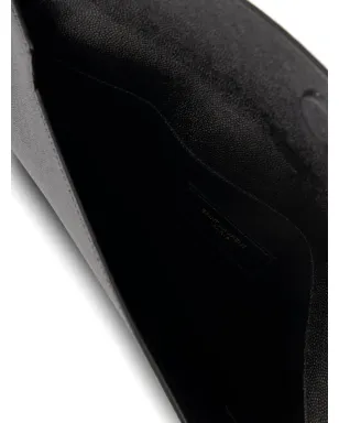 Saint Laurent アップタウン ロゴプレート クラッチバッグ - サムネイル4