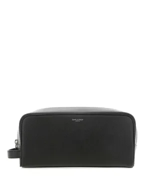 Saint Laurent ロゴスタンプ レザーポーチ - サムネイル1