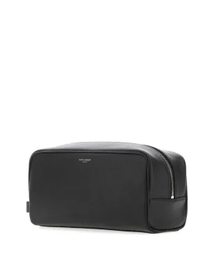 Saint Laurent ロゴスタンプ レザーポーチ - サムネイル3