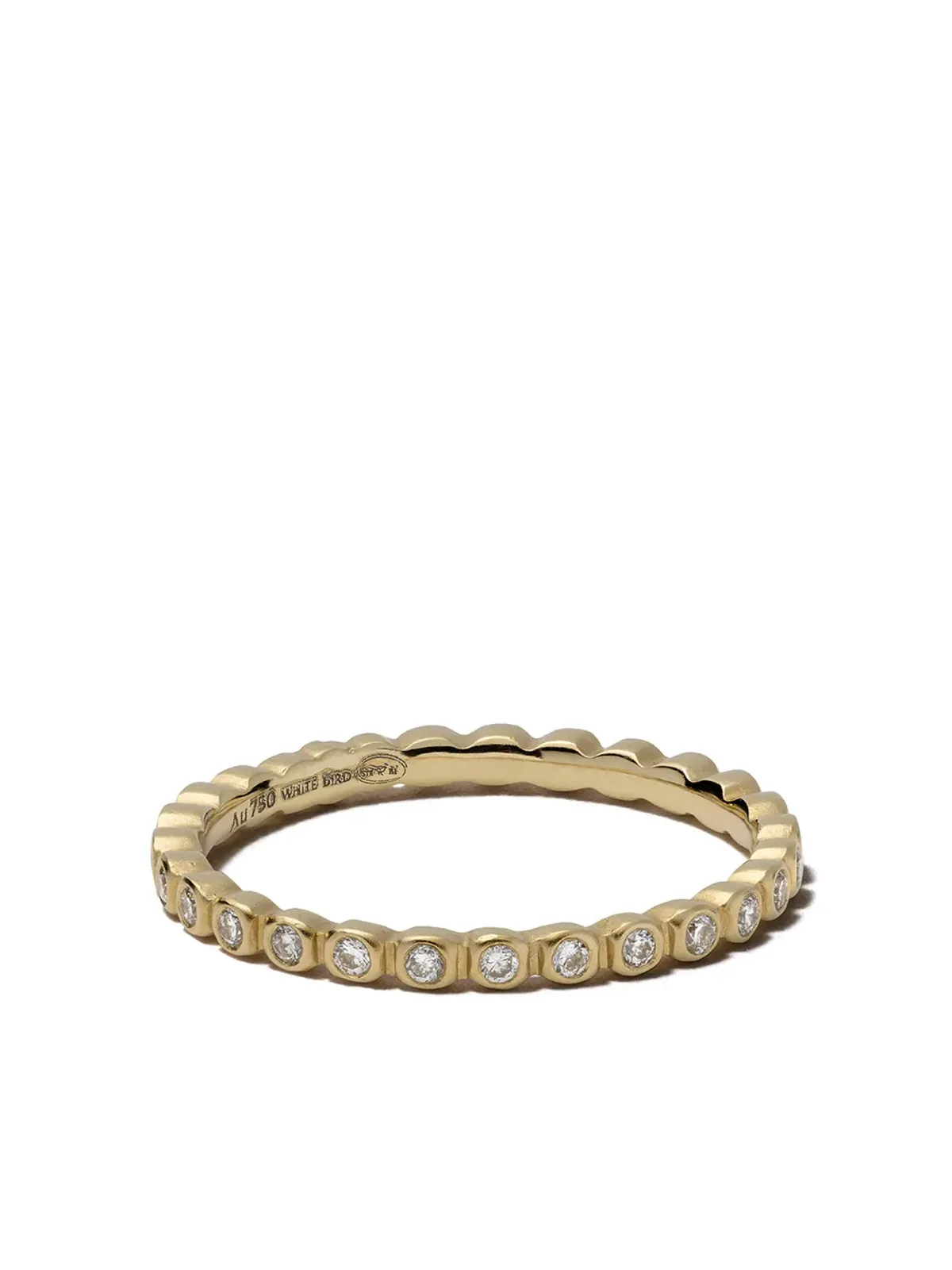 We by WHITEbIRD 18kt gold diamond Estelle ring - 画像1