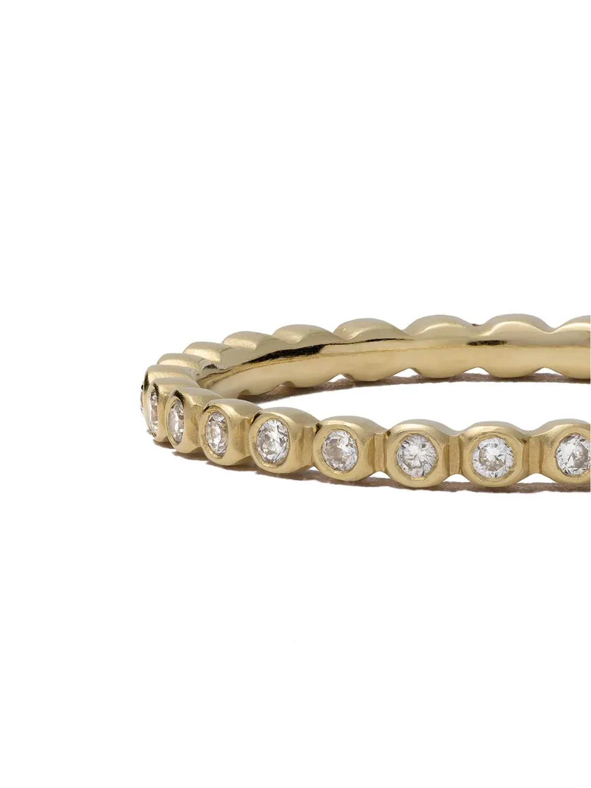 We by WHITEbIRD 18kt gold diamond Estelle ring - 画像3