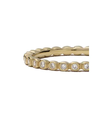 We by WHITEbIRD 18kt gold diamond Estelle ring - サムネイル3