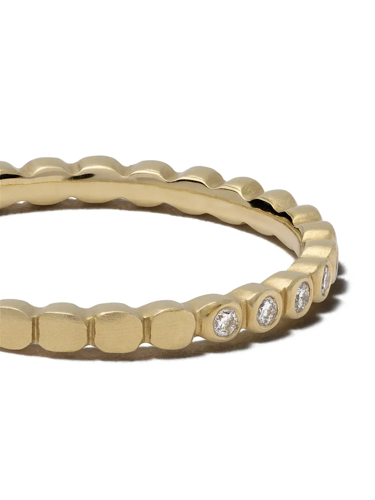 We by WHITEbIRD 18kt gold diamond Estelle ring - 画像4