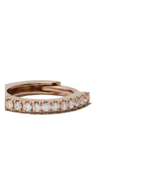 We by WHITEbIRD 18K ローズゴールド ダイヤモンド Margot フープ ピアス - サムネイル4