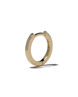 We by WHITEbIRD 18kt yellow gold diamond Margot large hoop single earring - サムネイル3