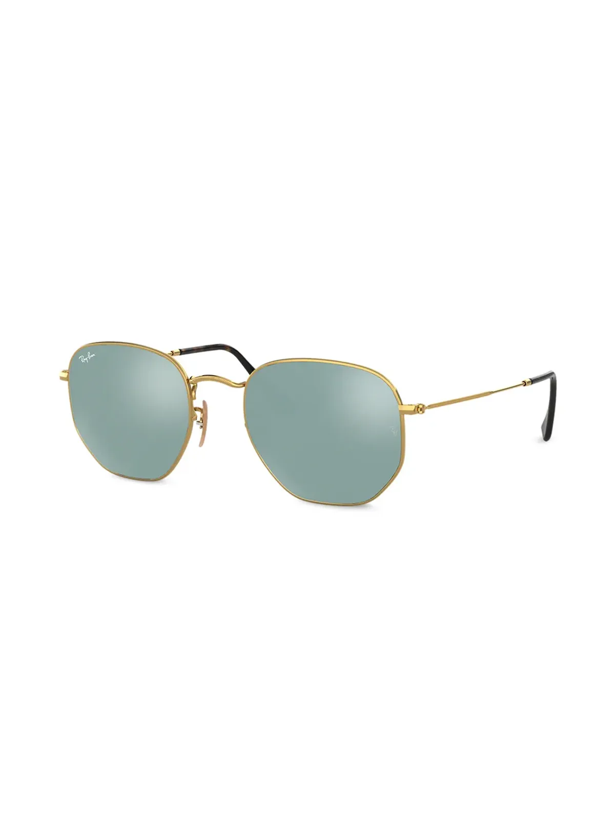 Ray-Ban 六角形サングラス - ゴールド - 画像2